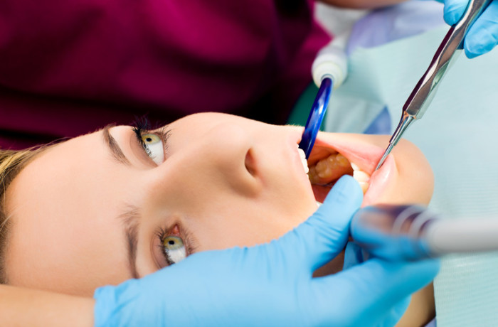 Dental exam and oral health assessment